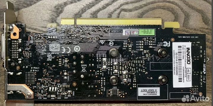 Продаю видеокарту inno3D GeForce GT 1030 LP