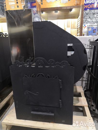 Печь на три помещения Лев (8мм)