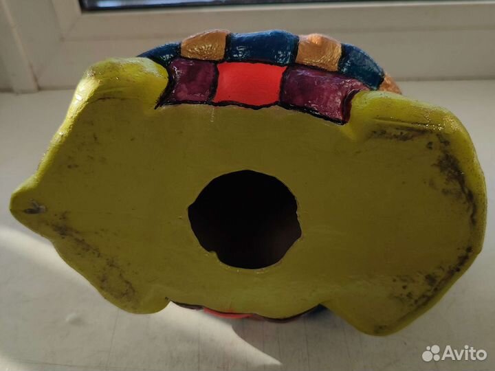 Черепаха-копилка ручная работа