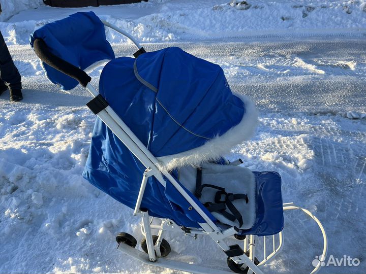 Коляска санки