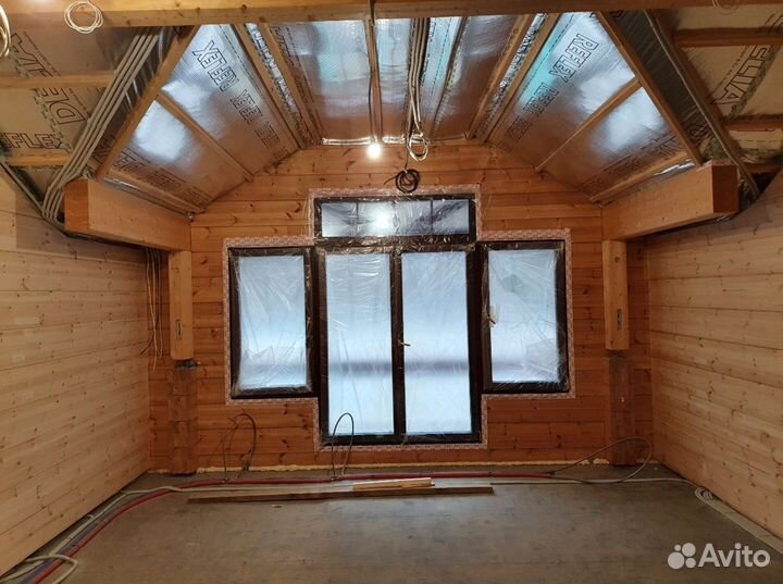 Домокомплект из клееного бруса, ель, 140 на 230