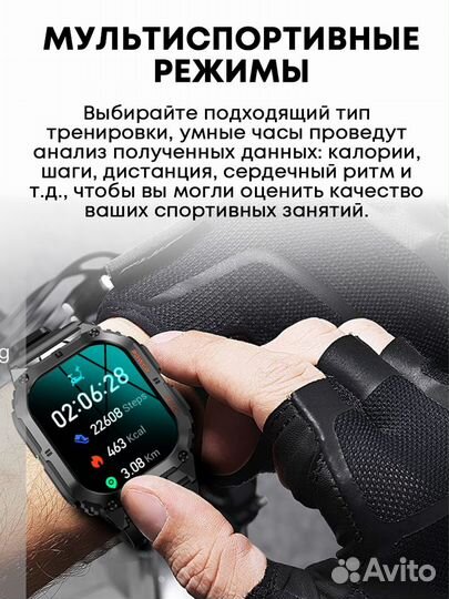 Смарт часы Amoled K61 pro с bluetooth звонком