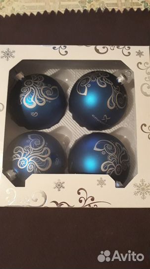 Елочные шары стекло