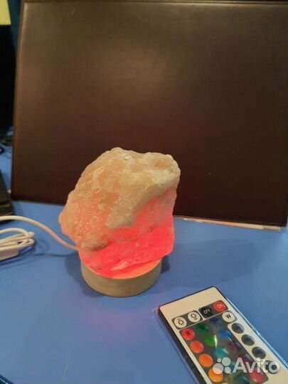 Солевая лампа с пультом управления