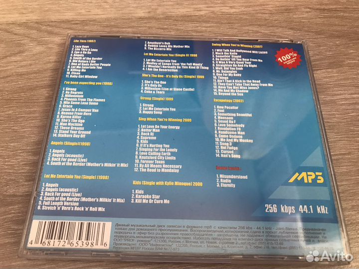 Cd диск Robbie Williams, Queen