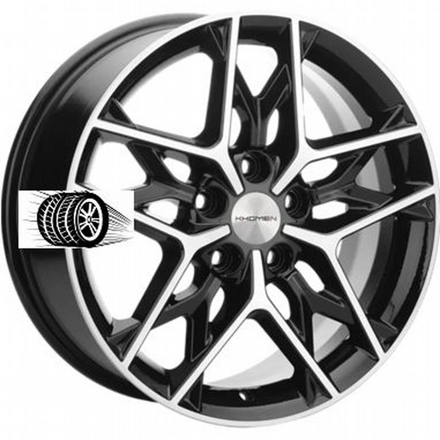 Литые диски Khomen Wheels 7×R17 5×114.3