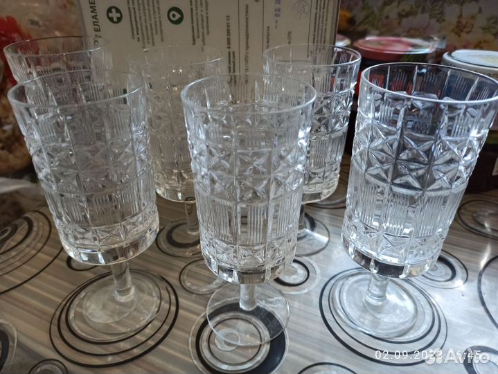 Хрустальные фужеры