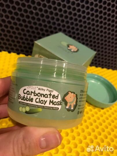 Маска глиняно-пузырьковая
