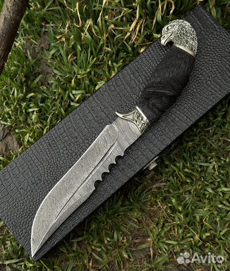 Авторский нож орлан сталь «Дамаск»