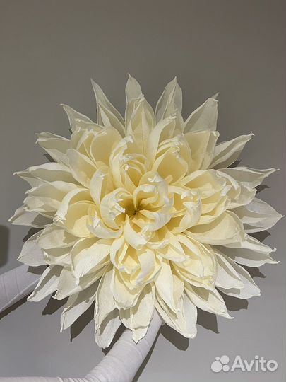 Цветы из гофрированной бумаги