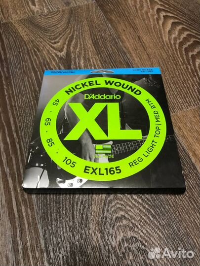 Струны для бас-гитары D'Addario EXL165