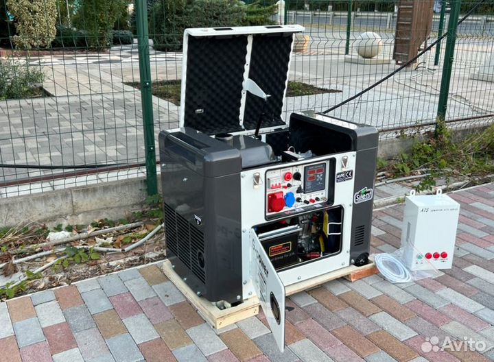 Электростанция дизельная 10 кВт G-power DG11000S3