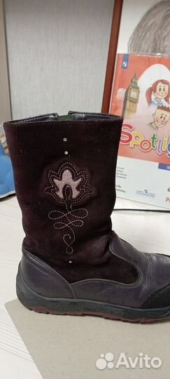 Сапоги зимние детские для девочки 33 лель