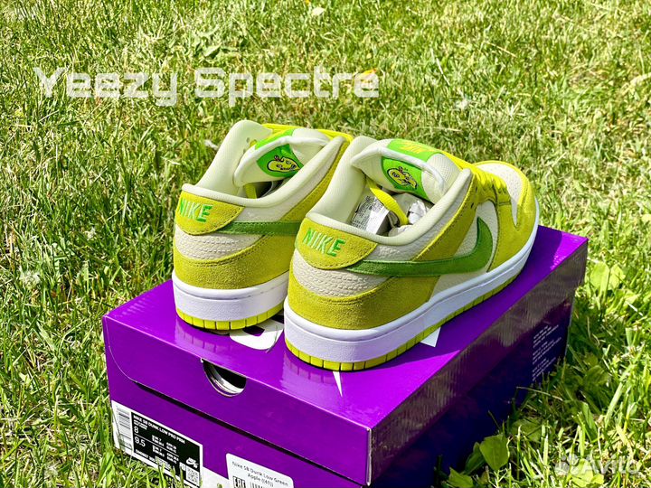 Кроссовки Nike Dunk Low Green Apple