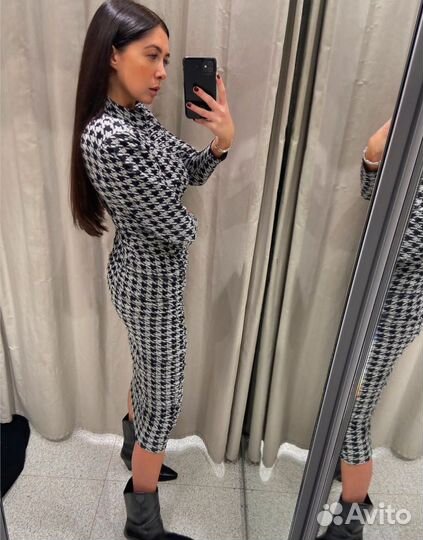 Платье Zara миди S/M