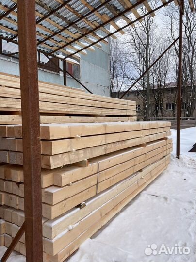 Брус обрезной 100х200х6000мм с доставкой