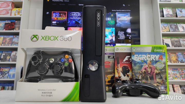 XBox 360 с кучей игр прошитый