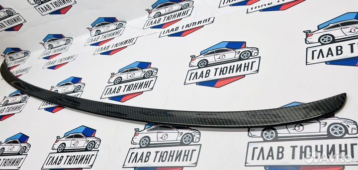 Спойлер BMW 5 G30 M5 карбон натуральный F90