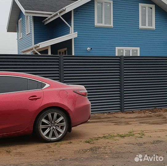 Забор из жалюзи