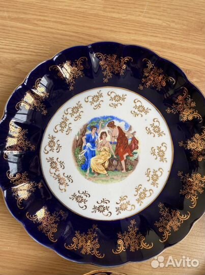 Посуда Чехия cobalt