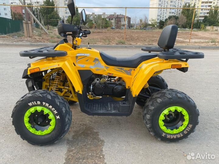 Квадроцикл motoland 200 wild track X витринный