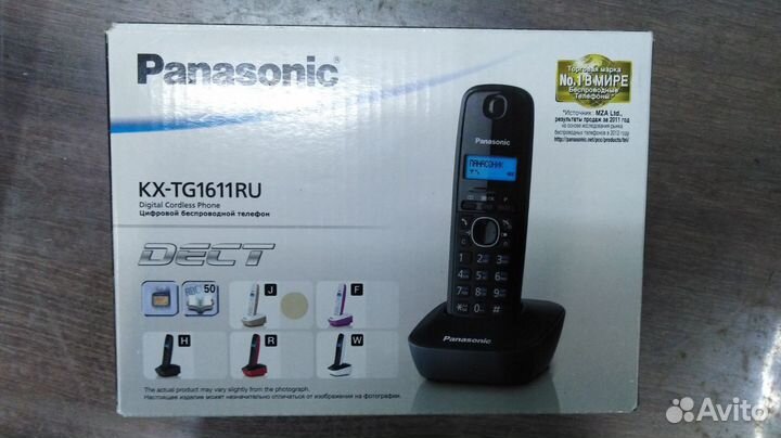 Телефон dect Panasonic KX-TG1611RUJ