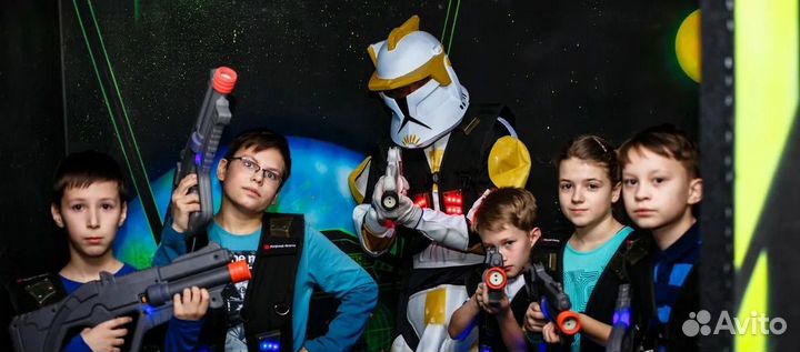 Аниматоры/Лазертаг/Квесты/Детский день рождения