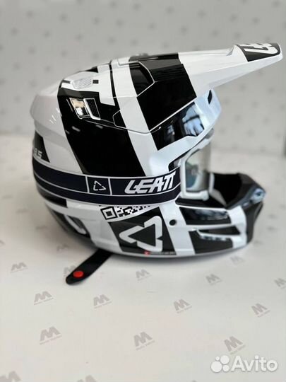 Кроссовый шлем Leatt 3.5 V24 Blk-Wht XXL 61-62cm