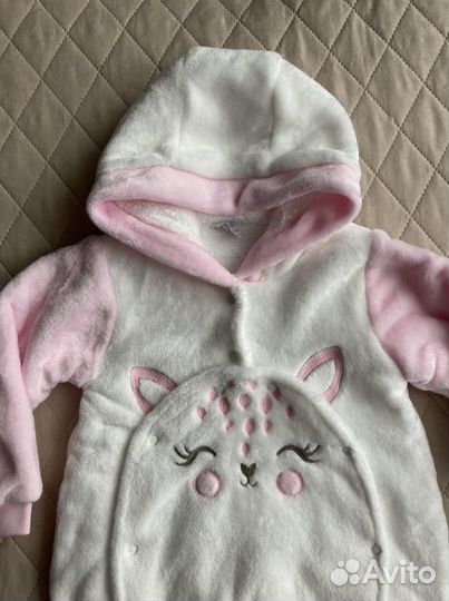 Флисовый комбинезон 74