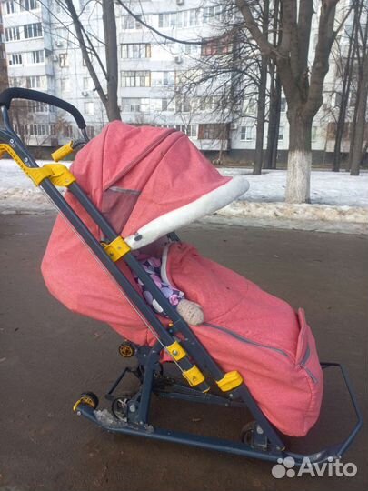 Санки коляска nika kids