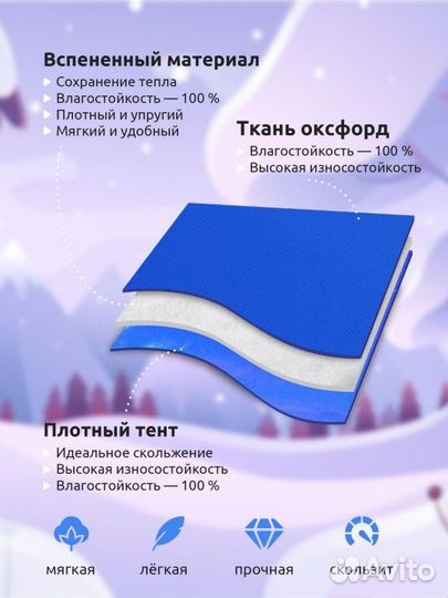 Ледянка мягкая с удобными ручками