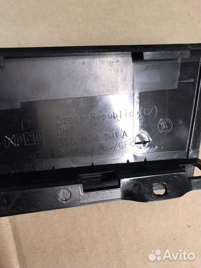 Накладка рамки двери Skoda Superb II