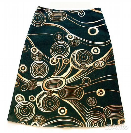 Юбка-миди стрейч из плотной джинсы