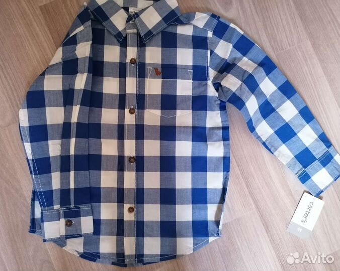 Рубашка для мальчика 104-110 новая