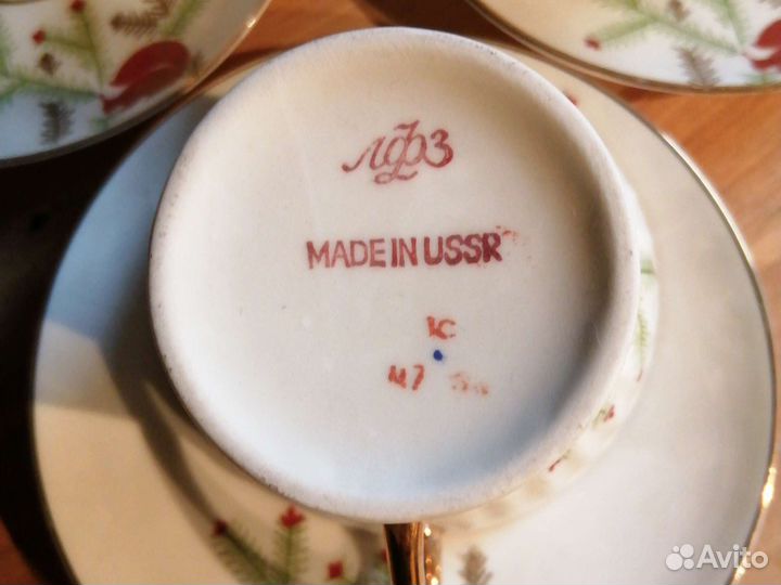 Кофейная чашечка с блюдцем лфз