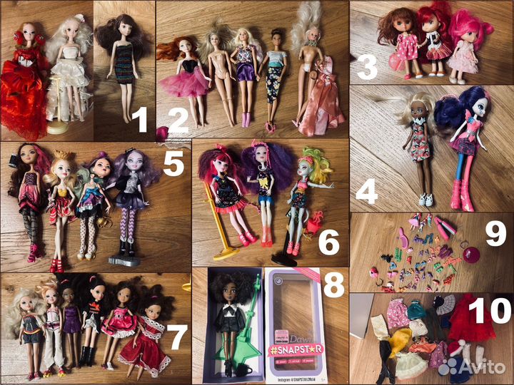 Куклы Барби, Монстер Хай, Соня и тд
