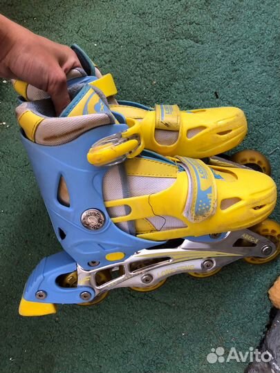 Раздвижные роликовые коньки 33-36