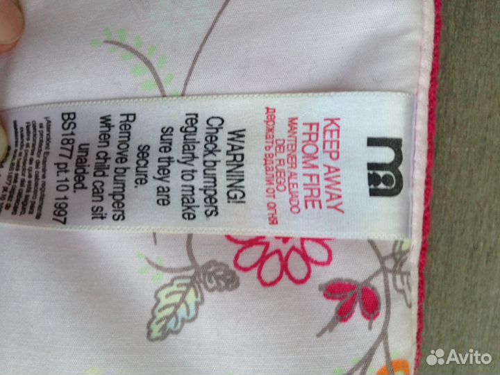 Бортик для детской кроватки