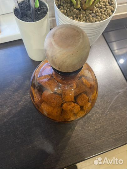 Бутылка для интерьера