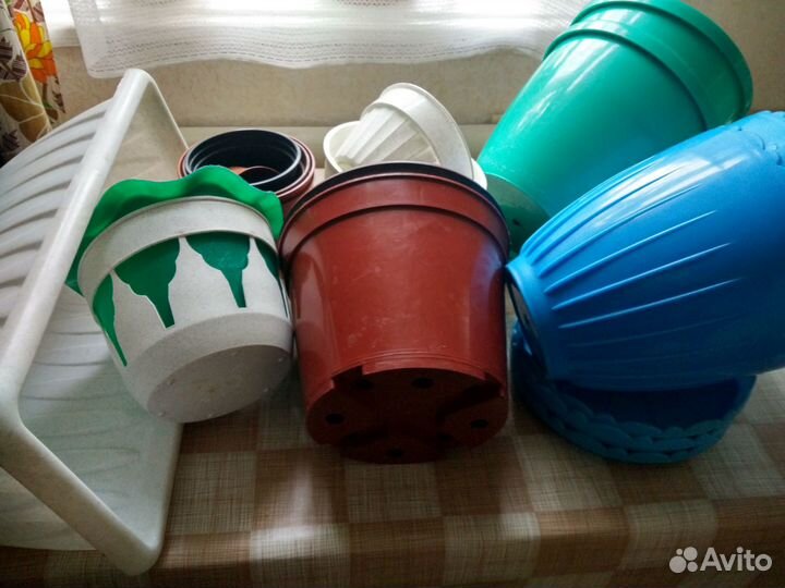 Цветочные горшки бу