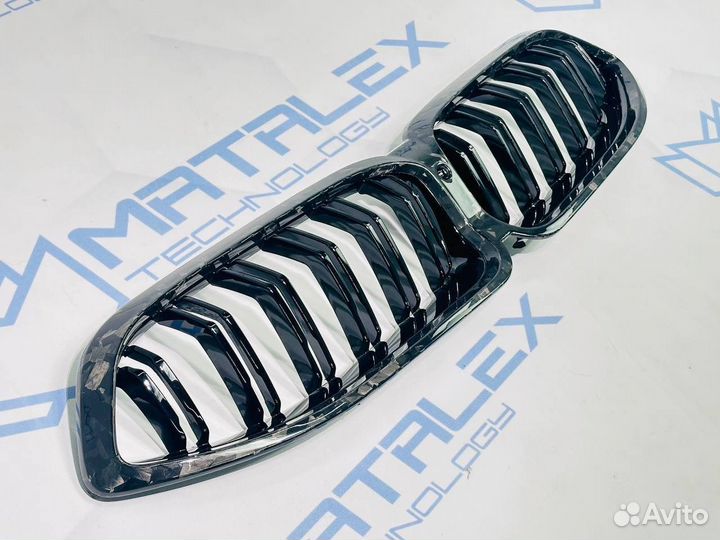 Решетка BMW G14 G15 G16 рестайлинг кованый карбон