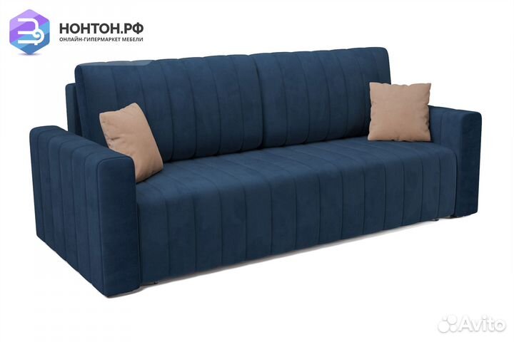 Диван еврокнижка Лондон темно-синий