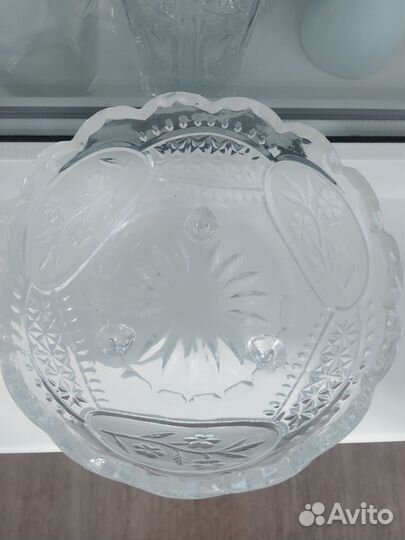 Хрустальная конфетница, салатник