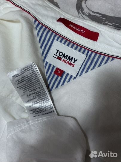 Рубашка мужская льняная Tommy Jeans