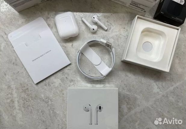 Airpods 2 новые + чехол Чебаркуль