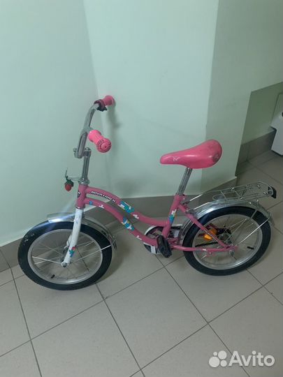 Велосипед для девочки 3-6 лет Novatrek Tetris 16