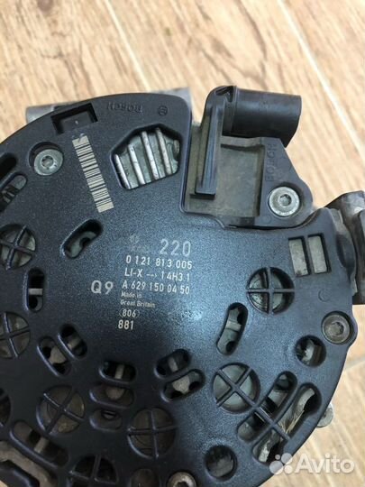 Генератор 220А для Mercedes W164 W212 W221 W251