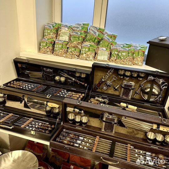 Шашлычный набор в кейсе