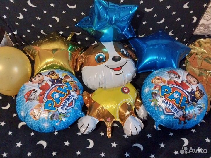 Цифра 4 и шарики