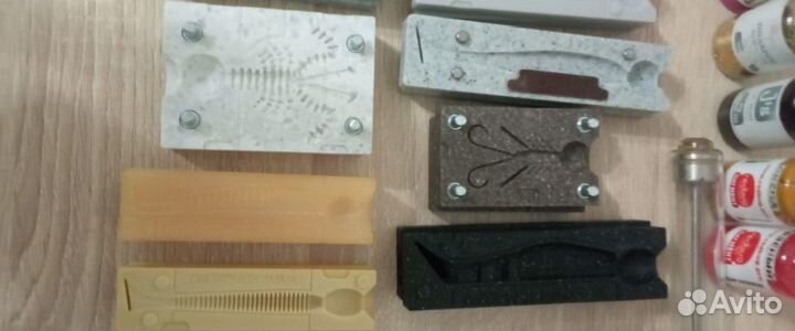 Набор форм для силиконовых приманок